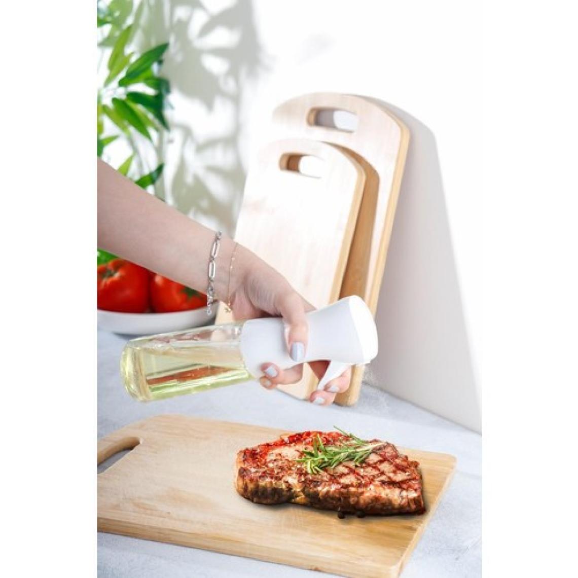 Homeniva 2 Adet Cam Yağlık Sirkelik Beyaz Sprey Yağdanlık 225 ml