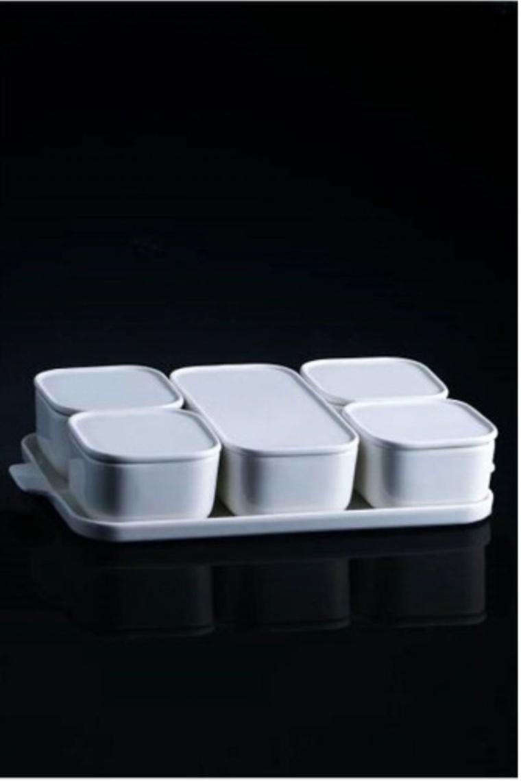 Pure White 6'lı Porselen Kasıksız Kahvaltılık Sct-010875/6