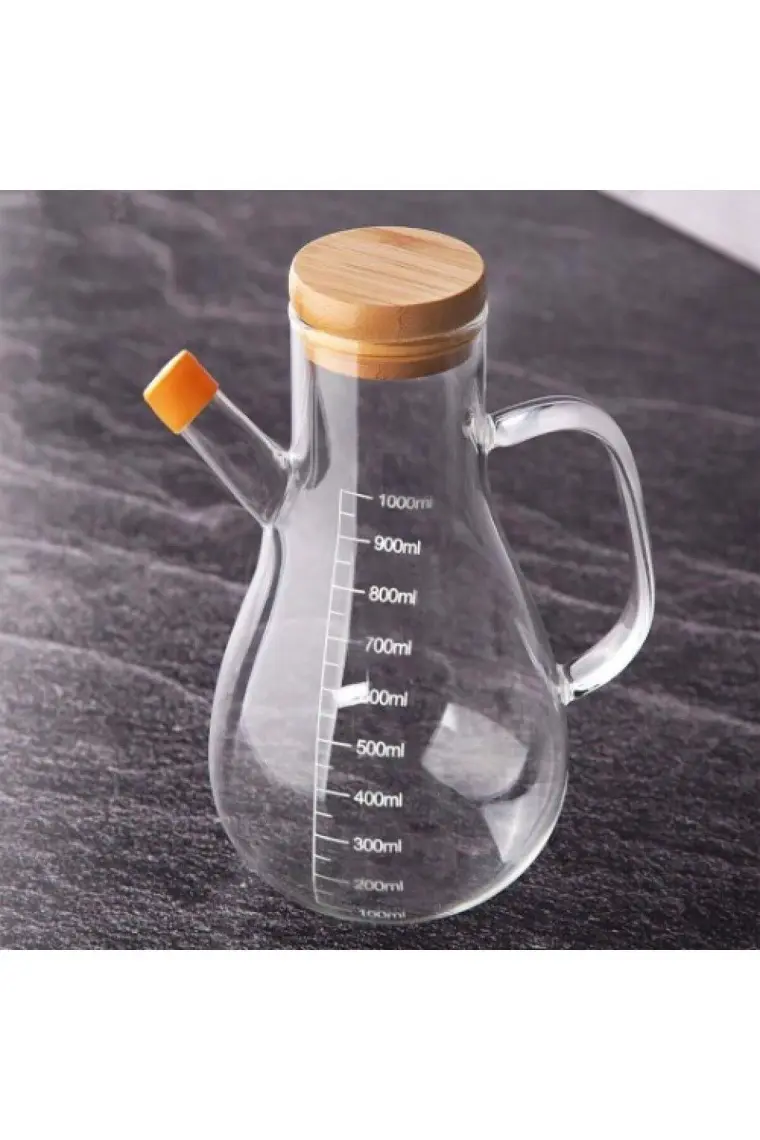 Mien Bambu Kapaklı 900 ml Yağdanlık A300
