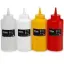 Sosluk Şeffaf Orta Boy (Ketçap, Mayonez, Hardal) 420 ml