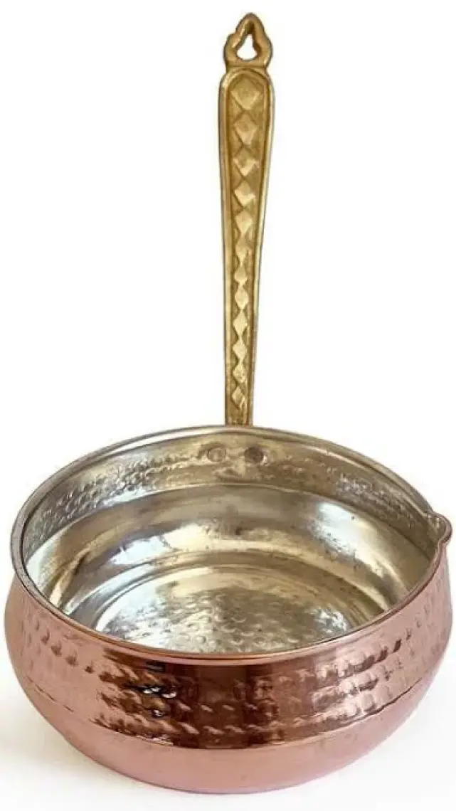 Turna Bakır Salsa Sosluk 1 No Pirinç Kulp Makine Dövme Kırmızı TURNA4803-1