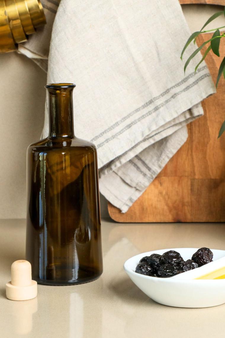 Home 500 ml Odessa Uvag Cam Zeytinyağ Şişesi Yağdanlık