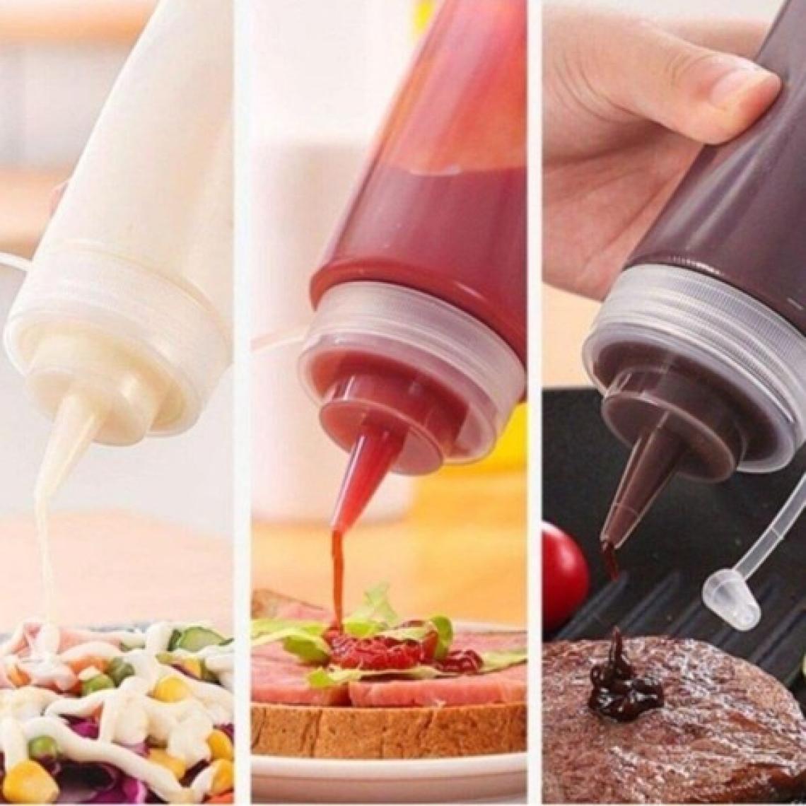 Xnews Şeffaf Kapaklı Sızdırmaz Yağlık Sosluk Şişesi Plastik Yağdanlık 400 Ml. AP-9028-
