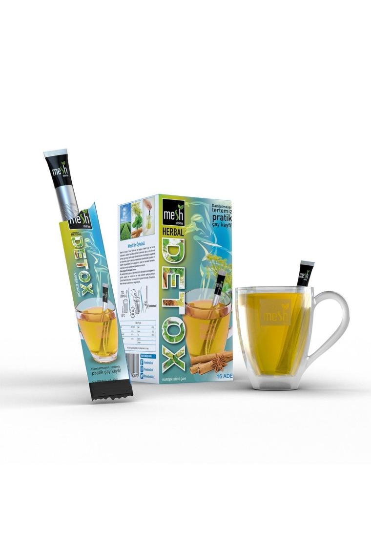 Detox Form Çayı Zayıflamaya Ve Ödem Atmaya Yardımcı Bitkisel Karışımlı Detox Çayı 16'lı