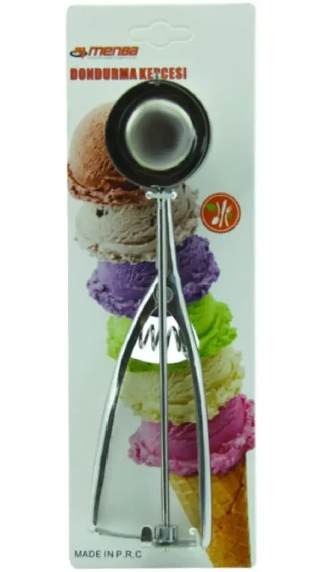Menba Metal Paslanmaz Dondurma Kepçesi - Ice Cream Scoop