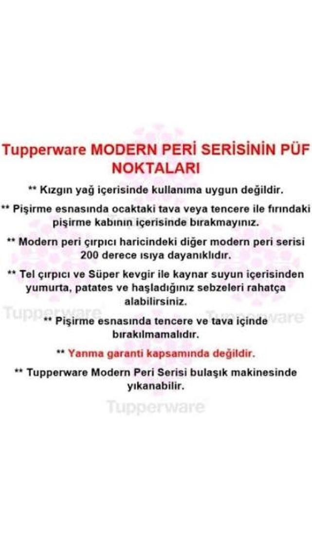 Tupperware Siyah Modern Peri Mini Kepçe