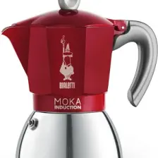 Bialetti Moka Pot İndüksiyon 6 Cup Kırmızı