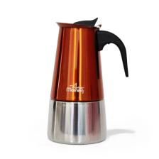 Any Morning FE001-6 Espresso Kahve Makinesi Paslanmaz Çelik Indüksiyonlu Moka Pot 300 ml Bakır