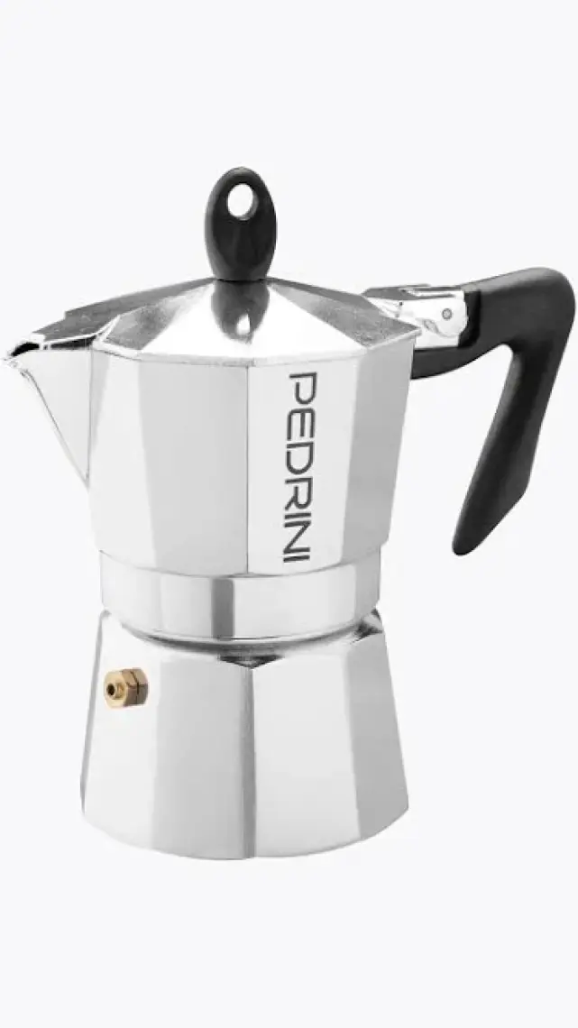 Pedrini 9083 Kaffettierra Aluminum 3 Fincan Moka Pot