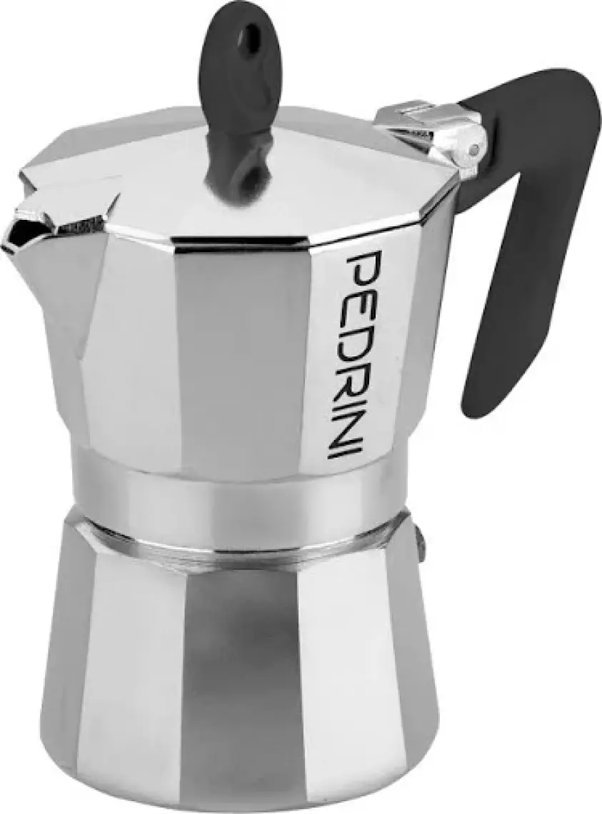 Pedrini 9083 Kaffettierra Aluminum 3 Fincan Moka Pot
