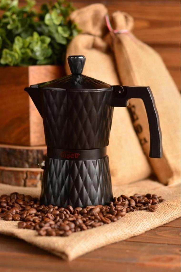 Bambum Taşev Adamante 6 Fincan Moka Pot