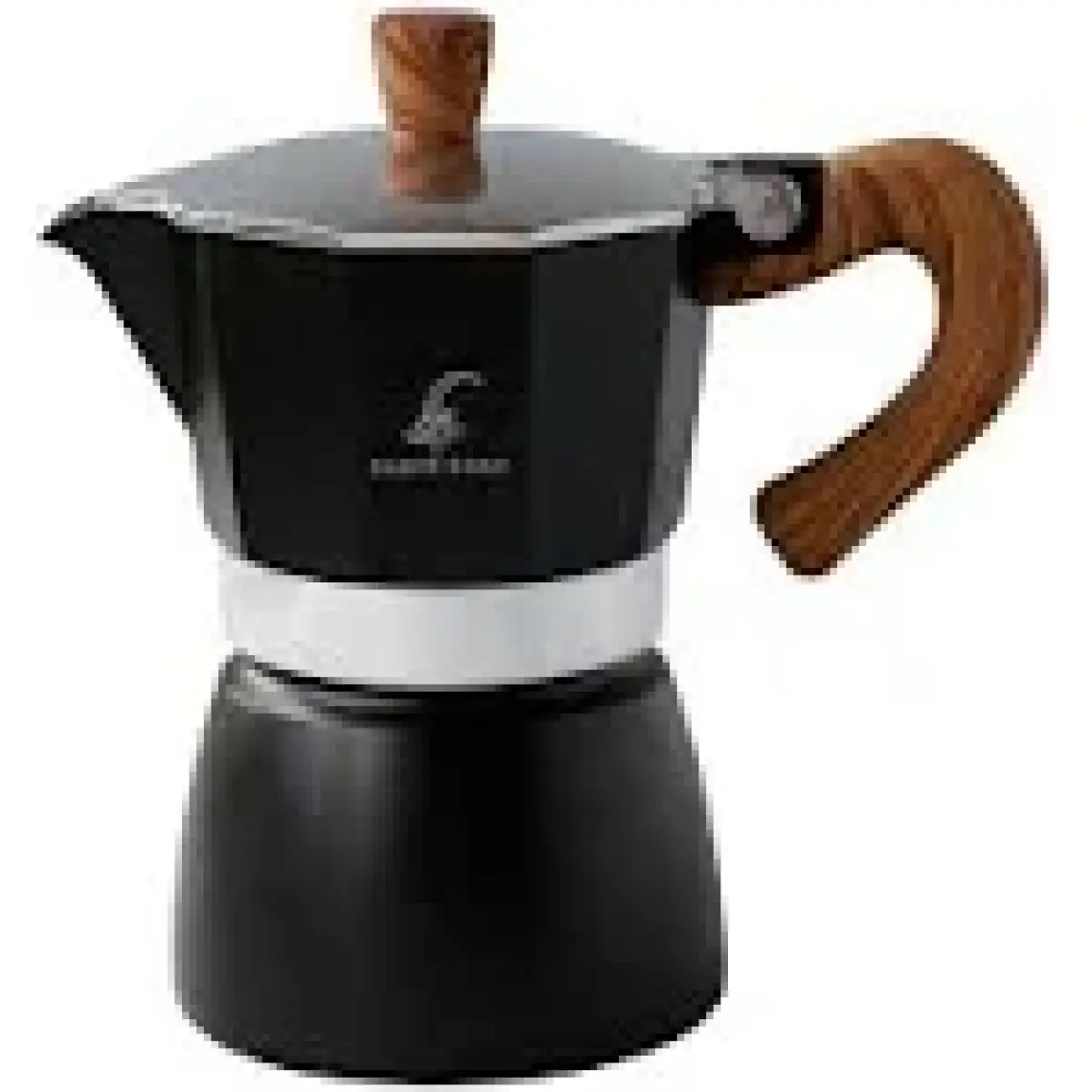 Black Goat 3 Cup Moka Pot -  Siyah
