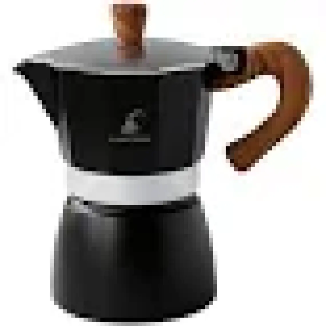 Black Goat 3 Cup Moka Pot -  Siyah