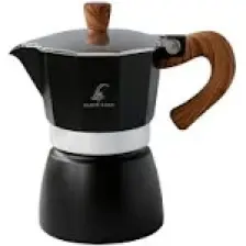 Black Goat 3 Cup Moka Pot -  Siyah