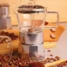 Taşev Silver - Cam Moka Pot 6 Fincan
