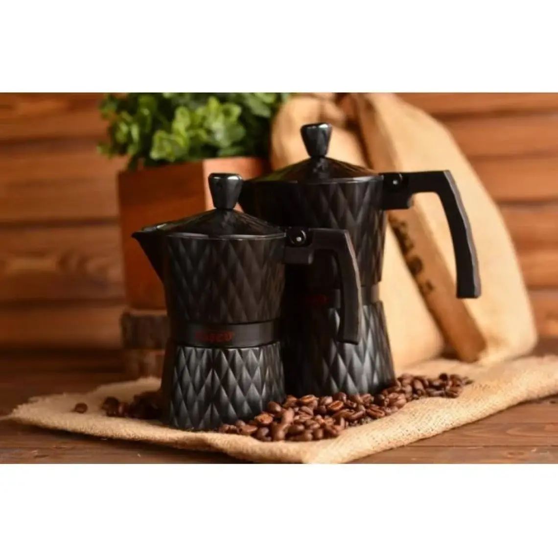 Taşev Adamante Moka Pot 3 Fincan