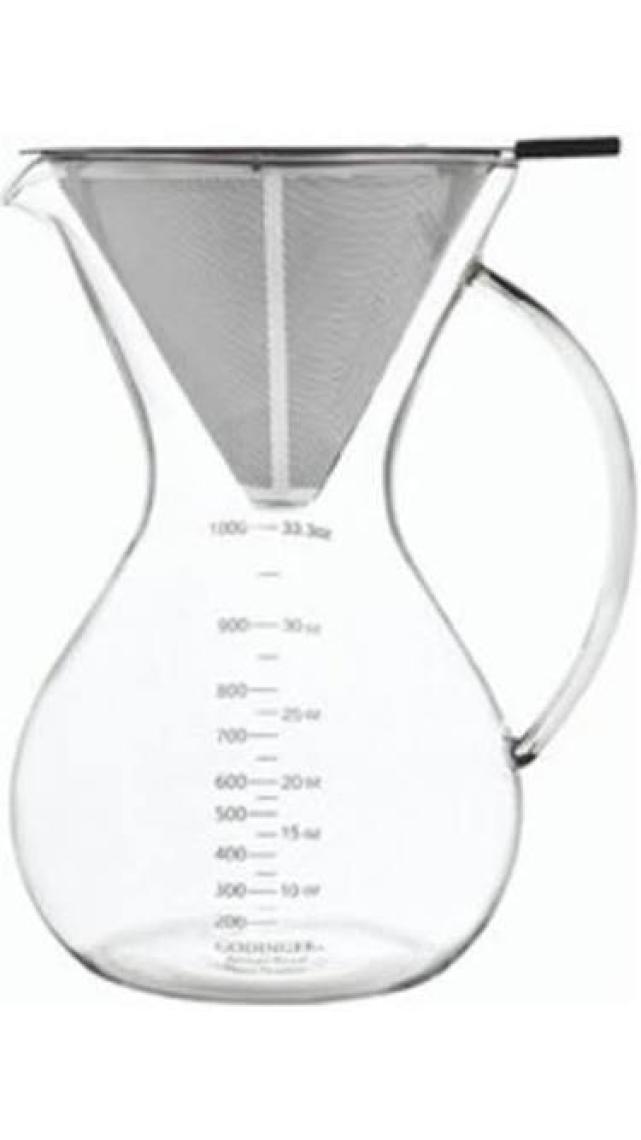 Epinox Cam Kahve Demleme 1000 ml ve Epinox Çelik Kahve Demleme Filtresi