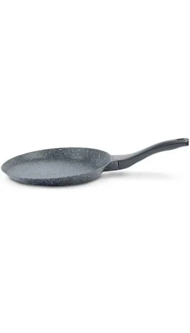 Thermoad Alüminyum Döküm Granit Krep Tavası / Vizon