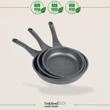 ThermoAD | Tava Seti | 3 Parça | 20cm-24cm-28cm | Gri