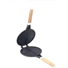 Taşhan Granit Döküm Lüx Waffle Tavası (Ahsap Saplı)