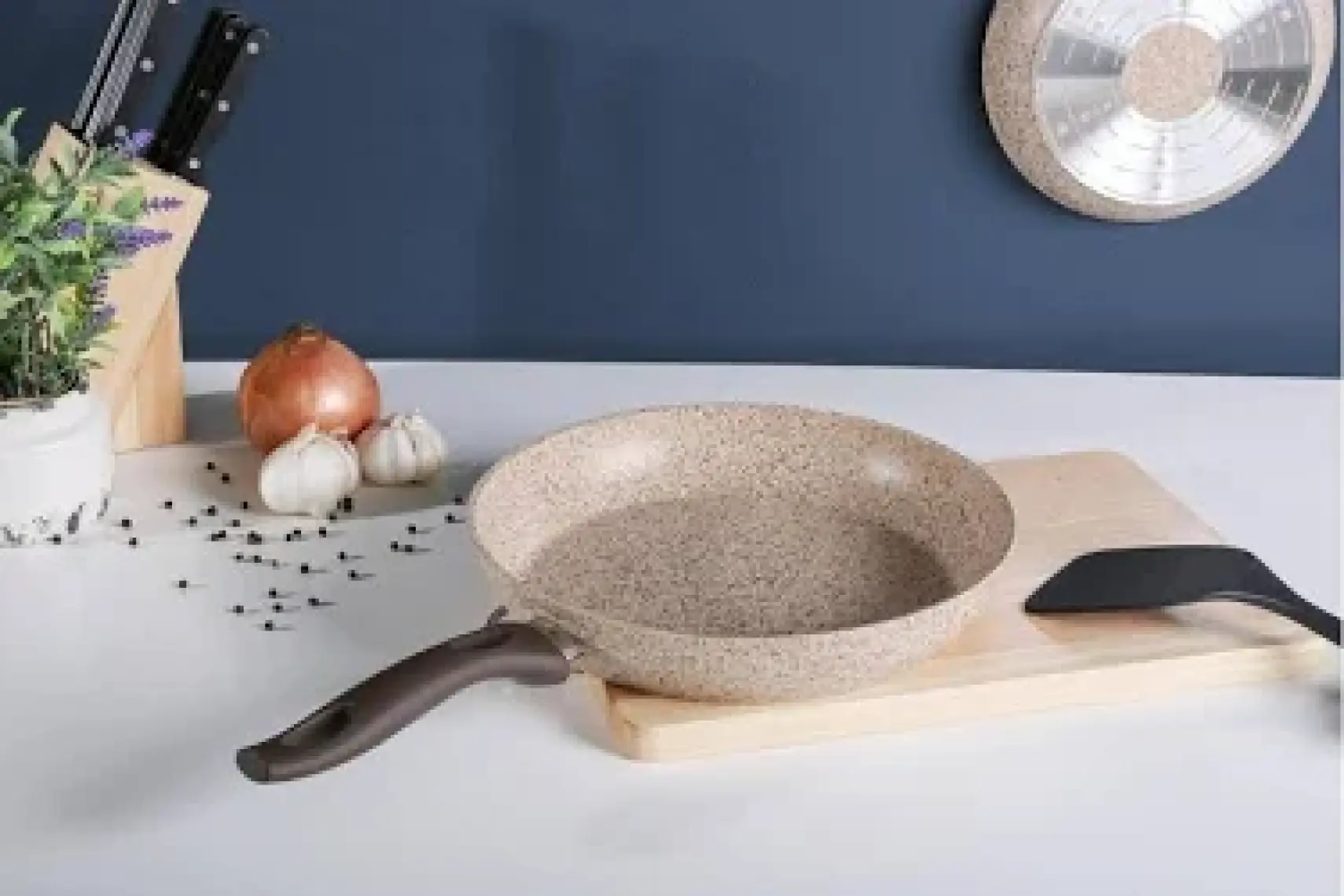 Falez Creamy Granit 30 Cm Tava