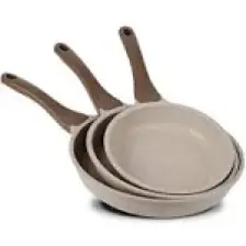 Thermoad Alüminyum Döküm 3'lü Tava Seti / Vizon