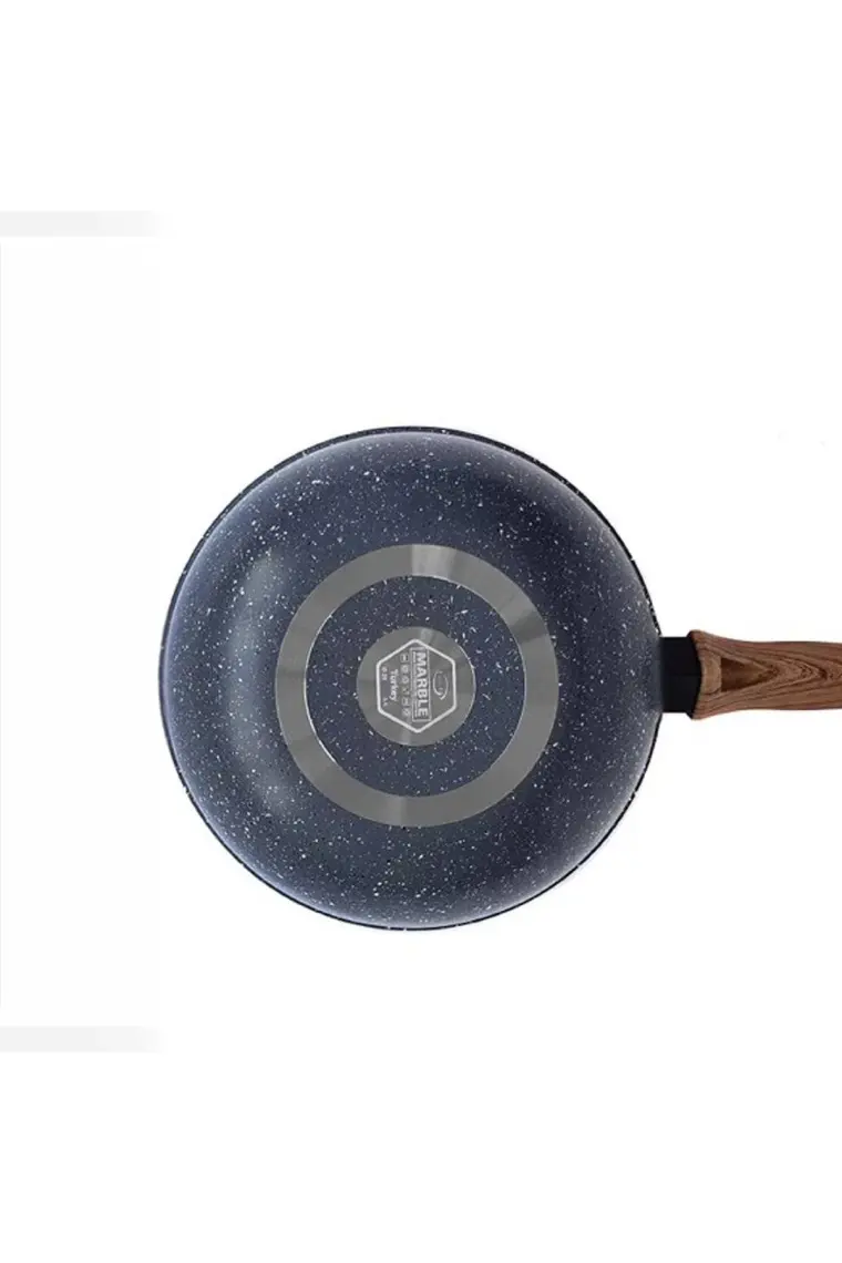 Leydi Marble Natura Granit Wok Tava 28 cm