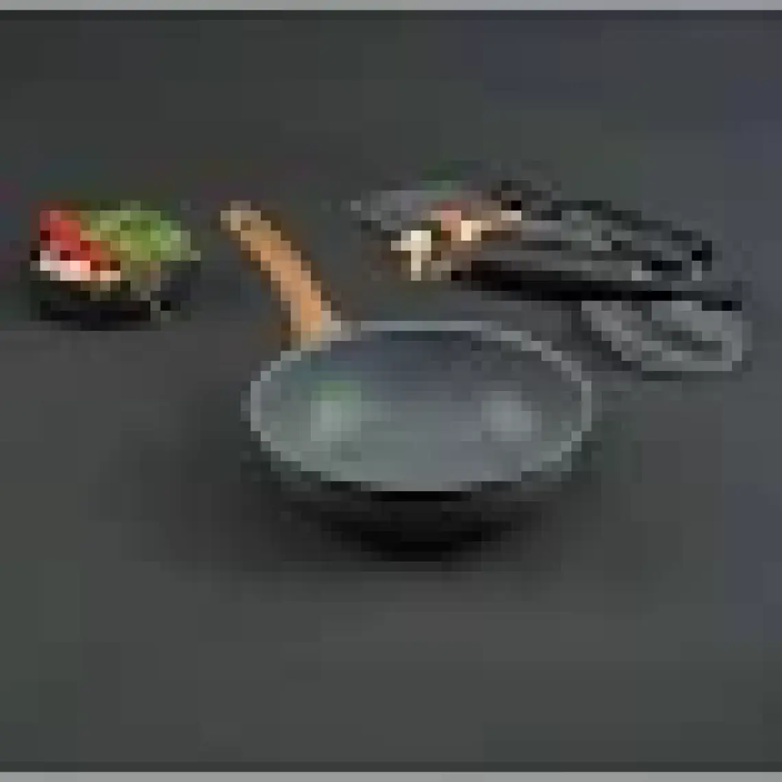 Leydi Marble Natura Granit Wok Tava 28 cm