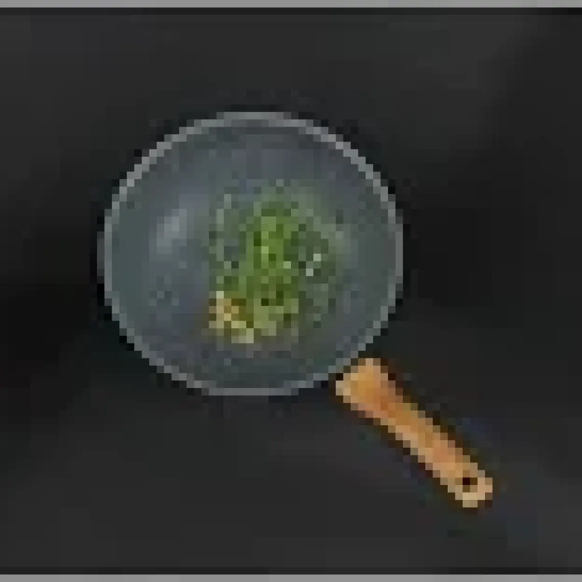 Leydi Marble Natura Granit Wok Tava 28 cm