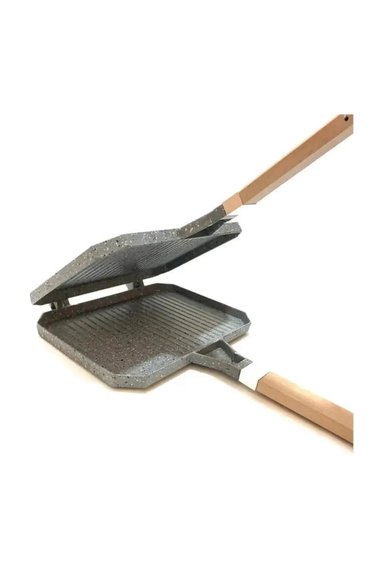 Taşhan Greblon İç Dış Granit Ocak Üstü Tost Makinesi 23 x 17 cm