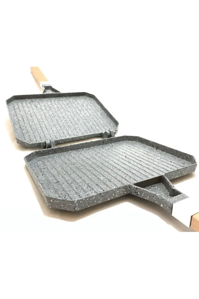 Taşhan Greblon İç Dış Granit Ocak Üstü Tost Makinesi 23 x 17 cm