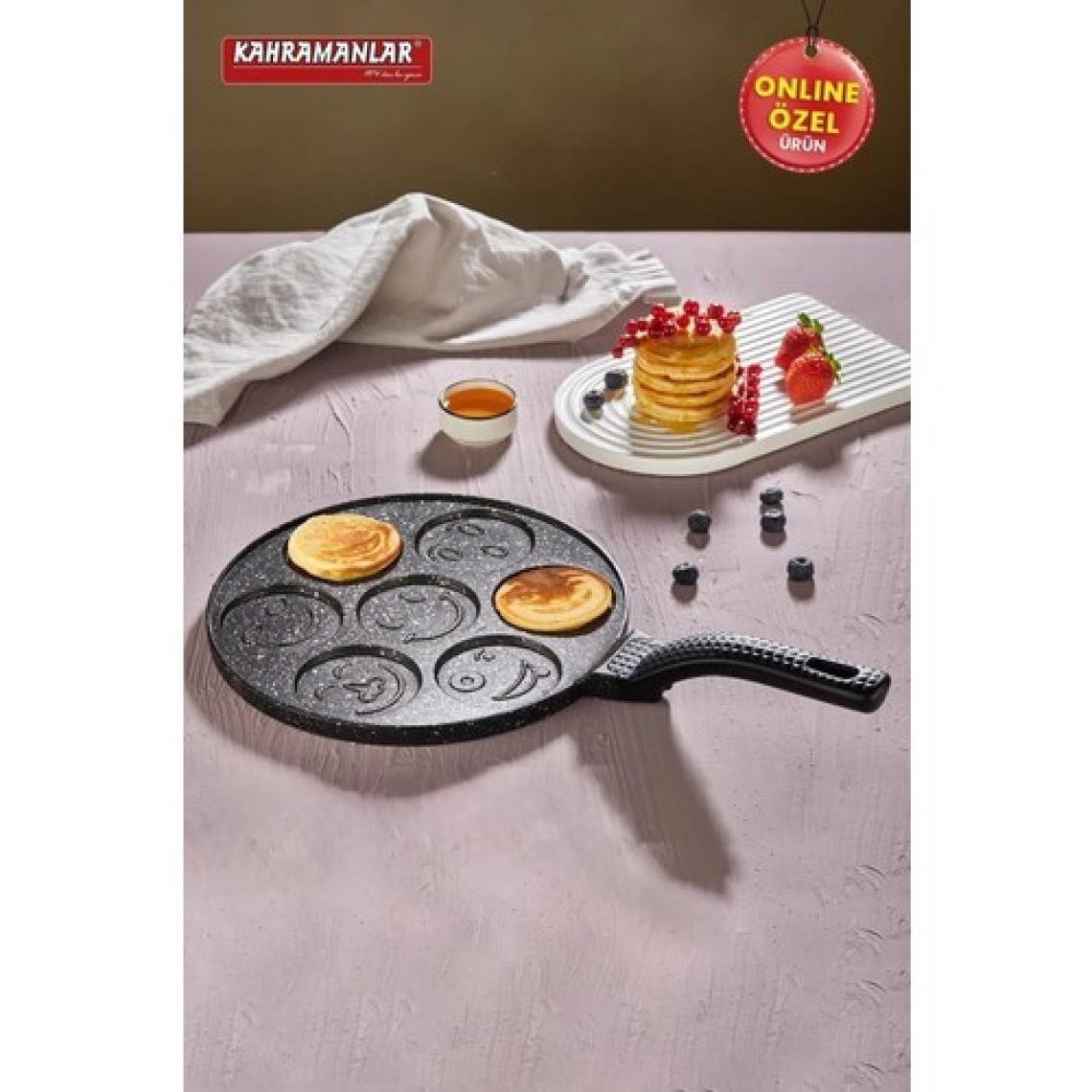 Kahramanlar Granit Pankek Tavası Desenli