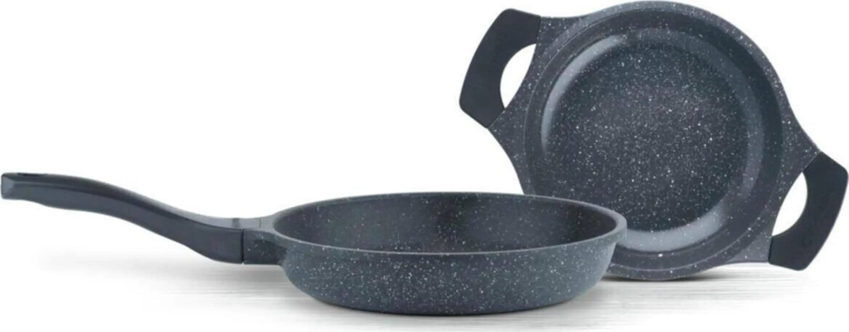 Thermoad 2'li Döküm Tava Sahan Seti 20 x 26 cm. Gri