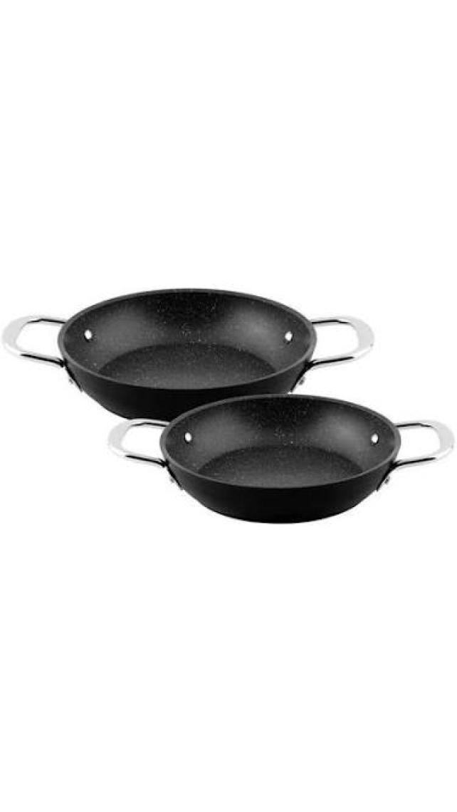 Hisar Nova Pro 2 Parça Granit Sahan Seti Çelik Kulp