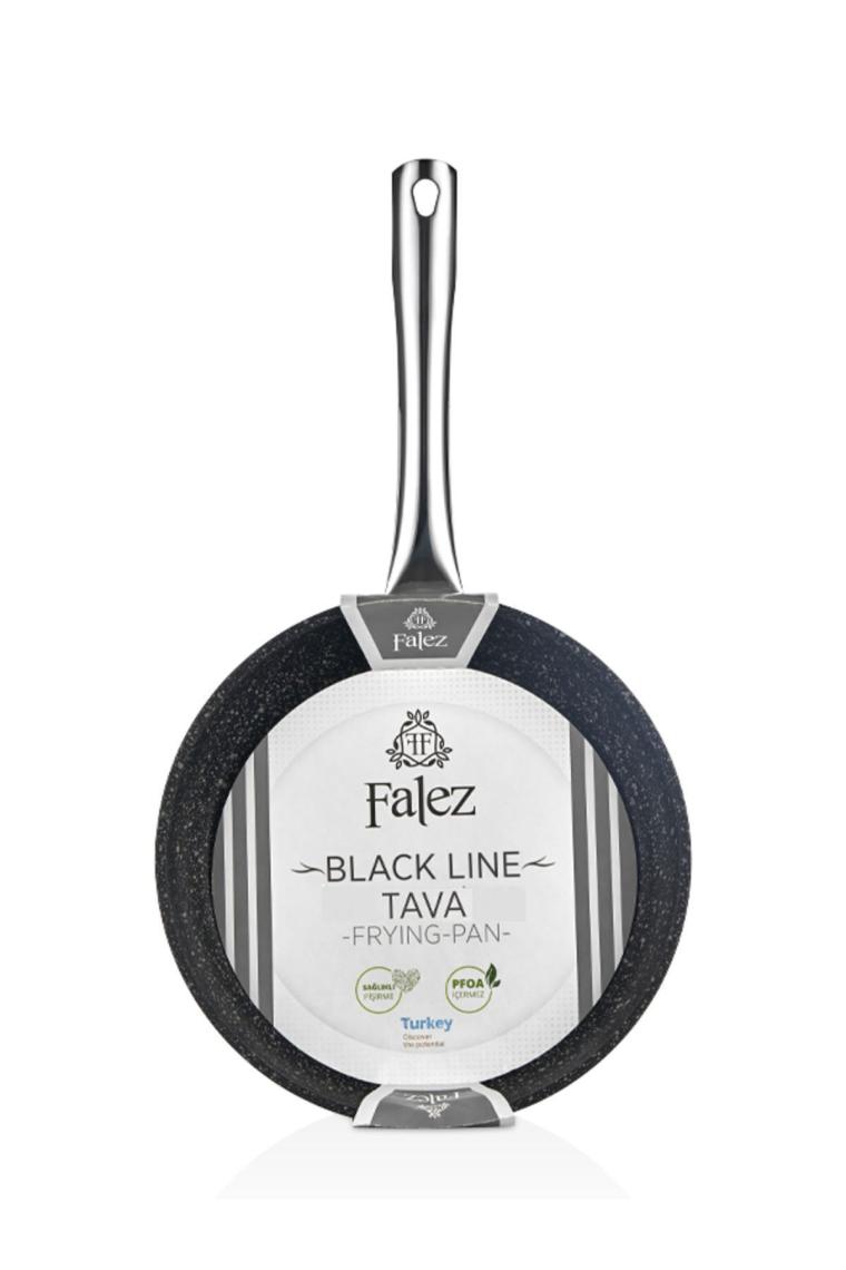 Falez Black Line Granit Döküm 32 cm Tava Siyah