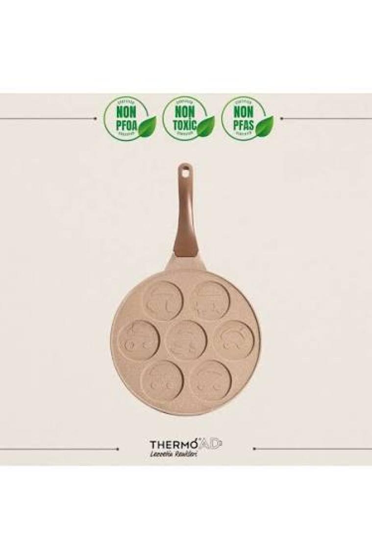 Thermoad Pankek Tava |Emojili |Gri |28cm