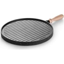 Bondy Döküm Granit Çift Taraflı Gözleme ve Et Tavası 34 cm