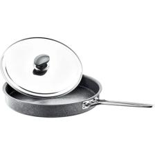 Oms 3222 Granit Hamsi Tava Metal Kapak Çelik Sap 32x4cm