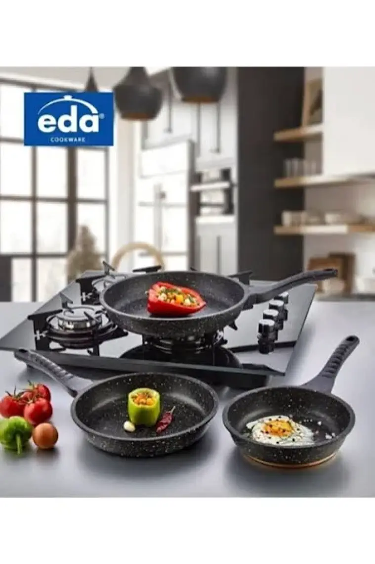 Eda 3'lü Tava 20 cm 24 - 28 cm