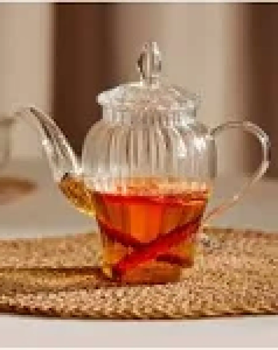 Madame Coco Versay Çelik Filtreli Borosilikat Cam Demlik 600ML