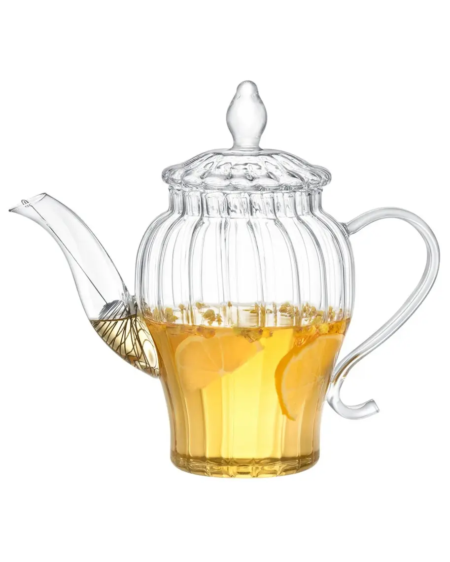 Madame Coco Versay Çelik Filtreli Borosilikat Cam Demlik 600ML
