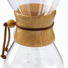 Black Goat Borosilikat Cam (*Chemex) 800 Ml (6 Cup) - Kahve Demleme Sürahisi