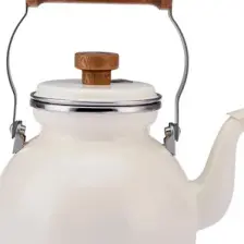 Emsan Royal Emaye Demlik - Krem - 2400 ml