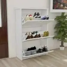 Modilayn Düşer Kapaklı Ayakkabılık Ayakkabı Dolabı