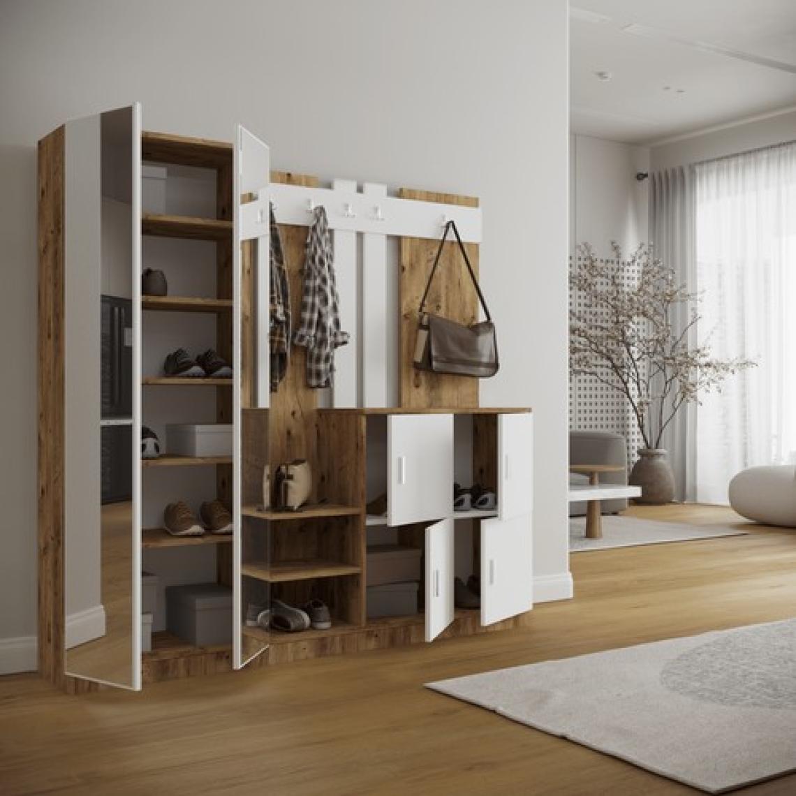Robin Home Nova Vestiyer Portmanto Ayakkabılık