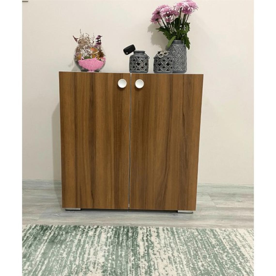 Irmak Mobilya Ayakkabılık Ceviz Çok Amaçlı Dolap  Hol & Mutfak & Banyo & Ofis & Balkon