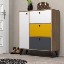 Mezza Bella 1804 Ayakkabılık 6 Raflı 4 Kapaklı COLORFUL9625388000073