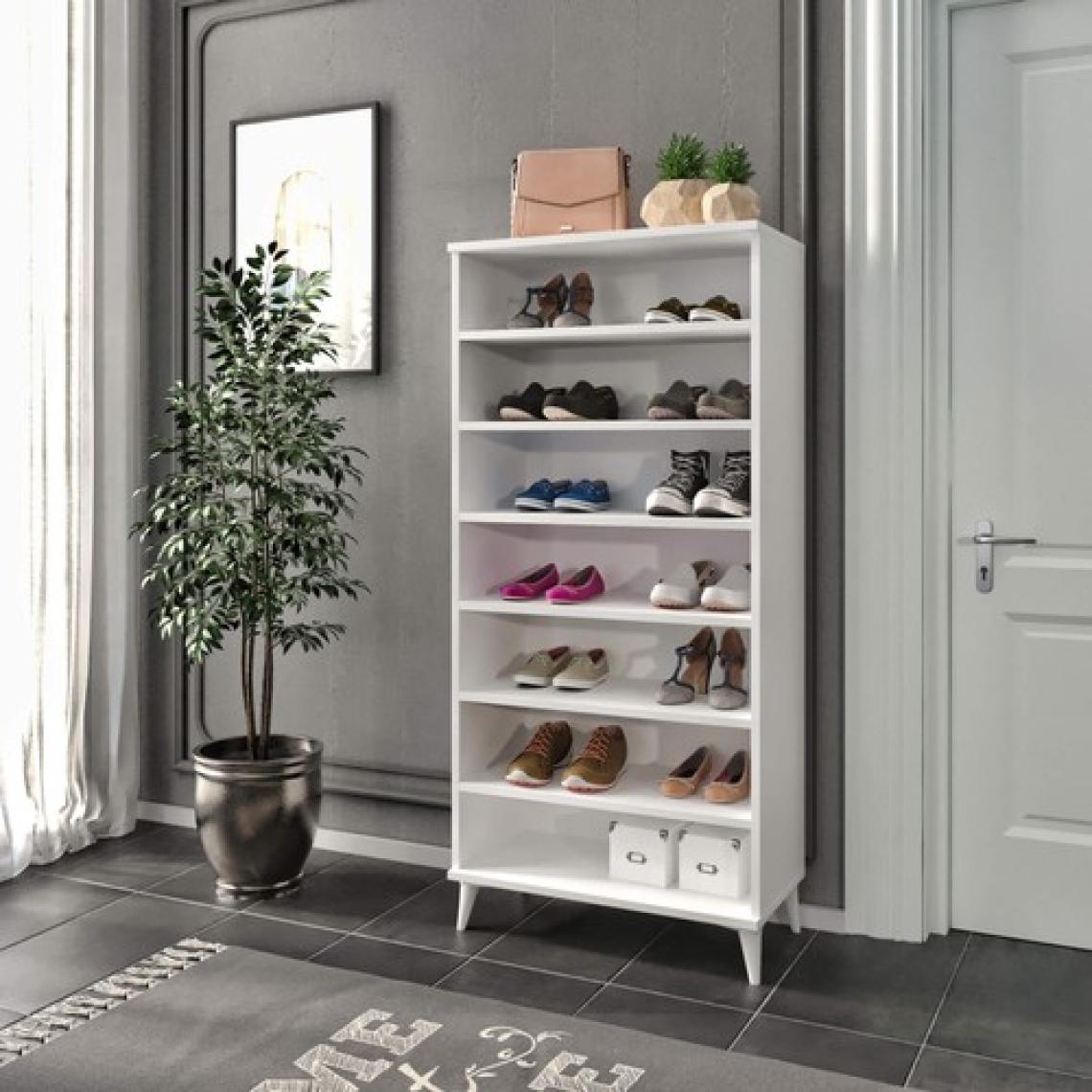 Baby Darling Rose 7 Bölmeli Ayakkabılık %100 Mdf
