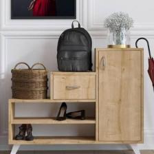 DECORMET DECORMET Retro Ayakkabı Dolabı Safir Meşe