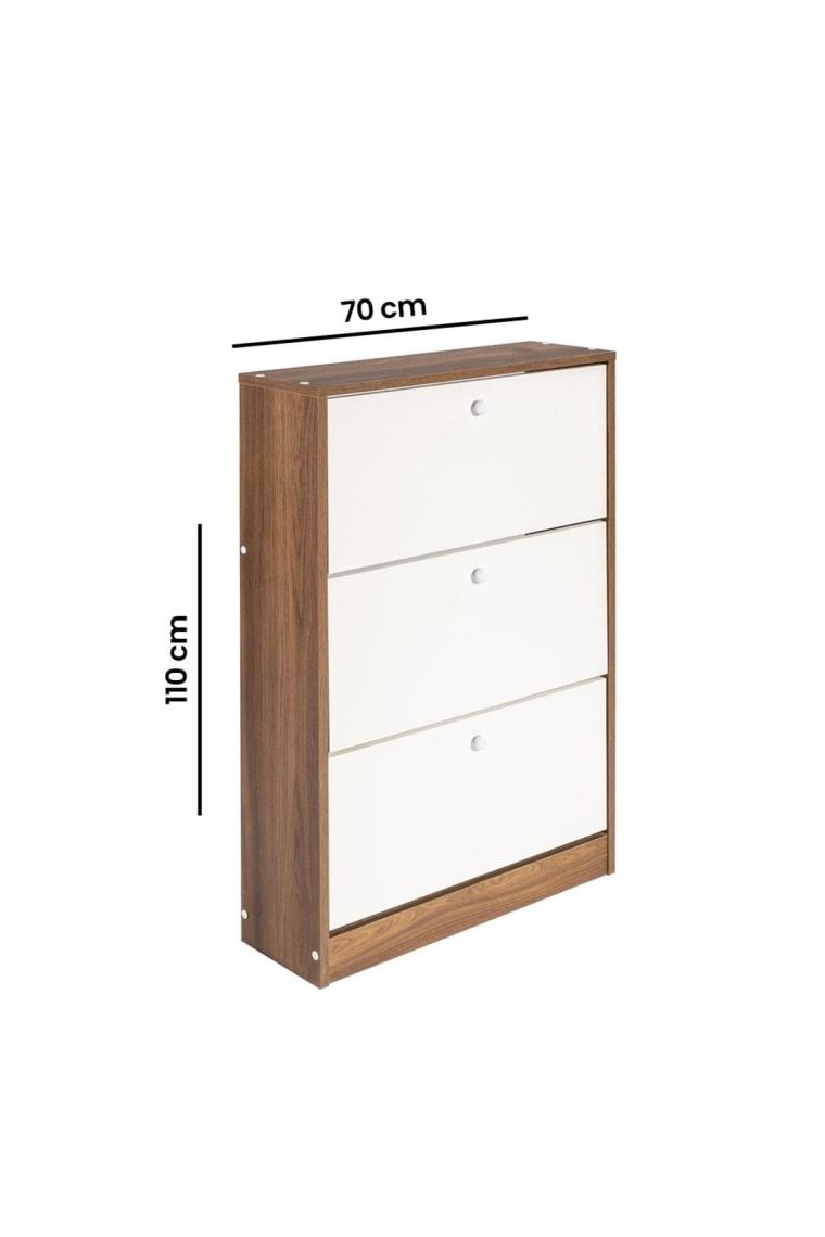 Ofisbazaar 3 Katlı Modern Ayakkabılık